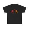 Fire Lotus Unisex T-Shirt - Yoga Meditation Zen Spiritual Balance Orange Vibes Cool Art