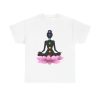 Lotus Meditation Unisex T-Shirt - Zen Mindfulness Yoga Silhouette Peaceful Calm Healing