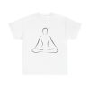 Minimalist Meditation Unisex T-Shirt - Yoga Zen Mindfulness Peaceful Wellness Aesthetic