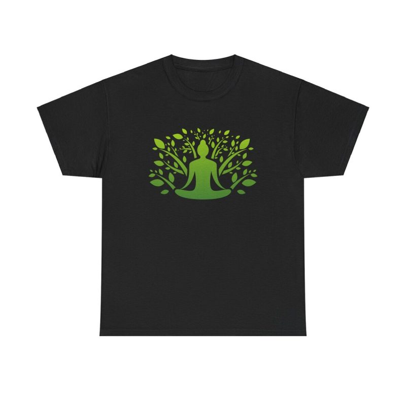 Nature's Meditation Unisex T-Shirt - Yoga Zen Mindfulness Calm Wellness Healing Growth