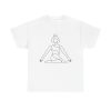 One Line Yoga Pose Unisex T-Shirt - Minimalist Meditation Zen Wellness Fitness Exercise