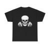 Skull &  Barbells Unisex T-Shirt - Gym Workout Fitness Bodybuilding Motivation Hardcore