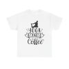 Yoga And Coffee Unisex T-Shirt - Fitness Workout Gym Zen Meditation Caffeine Lover