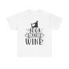 Yoga And Wine Unisex T-Shirt - Funny Fitness Workout Gym Zen Meditation Lover Drinking
