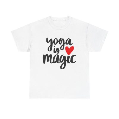 Yoga Is Magic Unisex T-Shirt - Yogi Fitness Workout Zen Meditation Mindful Inspiration