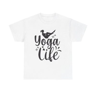 Yoga Life Unisex T-Shirt - Fitness Workout Gym Zen Meditation Healthy Lifestyle