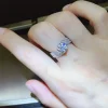 1 Carat Moissanite 925 Sterling Silver Ring - Silver