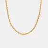 18K Gold-Plated Copper Necklace - Gold