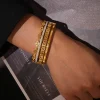 18K Gold-Plated Czech Diamond Bracelet - Gold