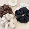 3-Piece PU Leather Elastic Hair Scrunchy - Multi