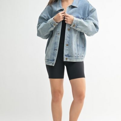 Boxy-Cut Denim Jacket - Md.Denim