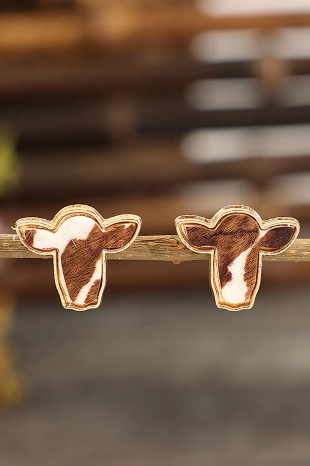 Bull-Head-Alloy-Stud-Earrings-Copper-2