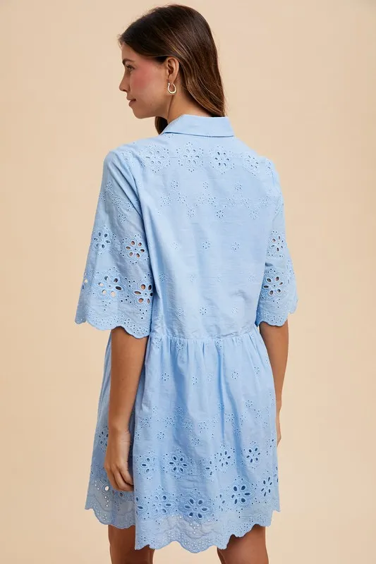 Embroidered-Scallop-Edge-Detail-Mini-Shirt-Dress-Sky-4