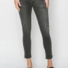 Full Size High Rise Ankle Skinny Jeans - Black