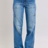Full Size High Waist 90'S Straight Jeans Plus Size