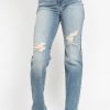 Full Size High Waist Distressed Dad Jean Plus Size