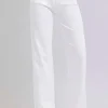Full Size High Waist Straight Jeans - White