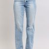 Full Size Mid Rise Light Wash Dad Jeans Plus Size