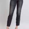 Full Size Mid Rise Tummy Control Slim Jeans Plus Size