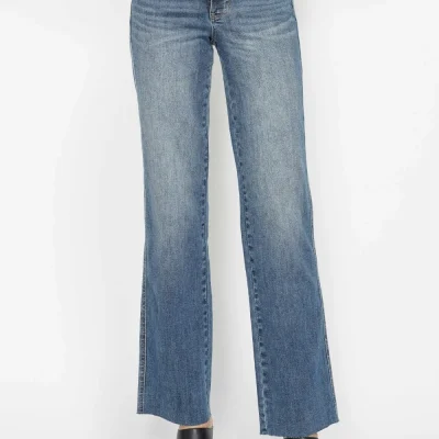 Full Size Tummy Control Straight Jeans - Medium