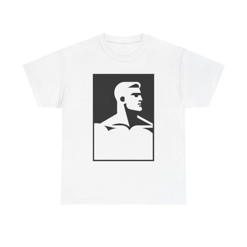 Modern Muscle Unisex T-Shirt - Gym Fitness Bodybuilding Art Deco Geometric Minimalist
