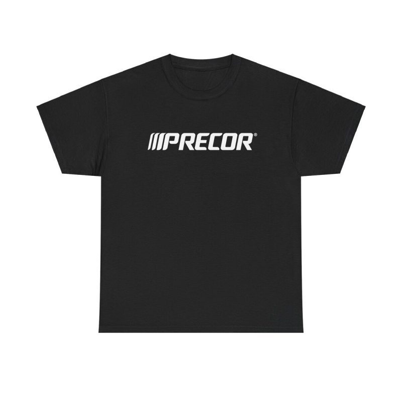 Precor Graphic Unisex T-Shirt - Gym Fitness Tee Workout Training Exercise Active Black