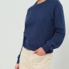 Raglan Sleeve Pocket Sweatshirt - Dark Night