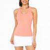Slim Fit Scoop Neck Tank - Watermelon