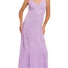 Tencel Mineral Washed Maxi Dress - B Lavender