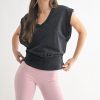Vintage V-Neck Vest - Black