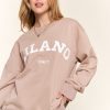 Washed Milano Pullover Sweatshirt - Taupe