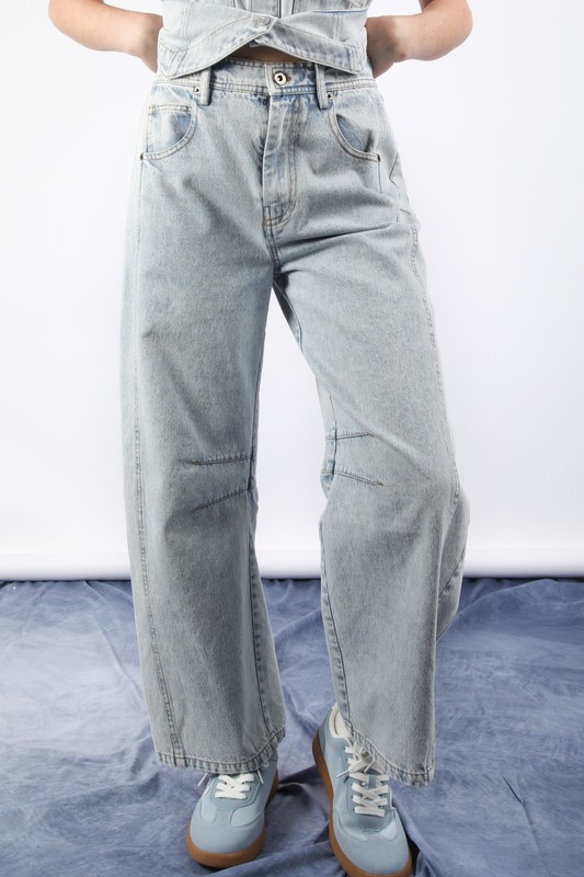 Wide-Leg-Comfy-Jeans-Lt-Indigo Wide Leg Comfy Jeans - Lt Indigo